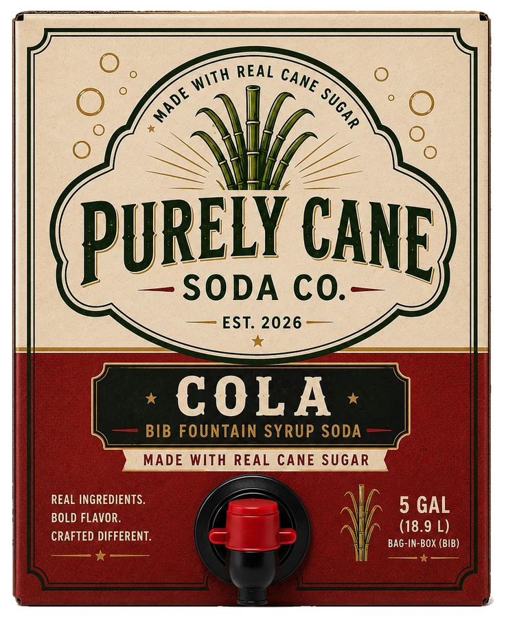 Cola five gallon bag in box