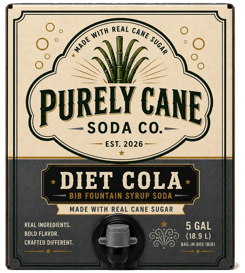 Diet Cola five gallon bag in box