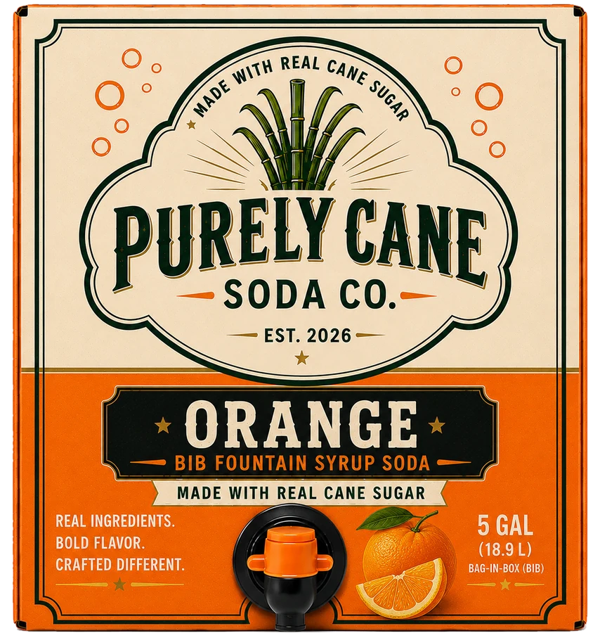 Orange five gallon bag in box